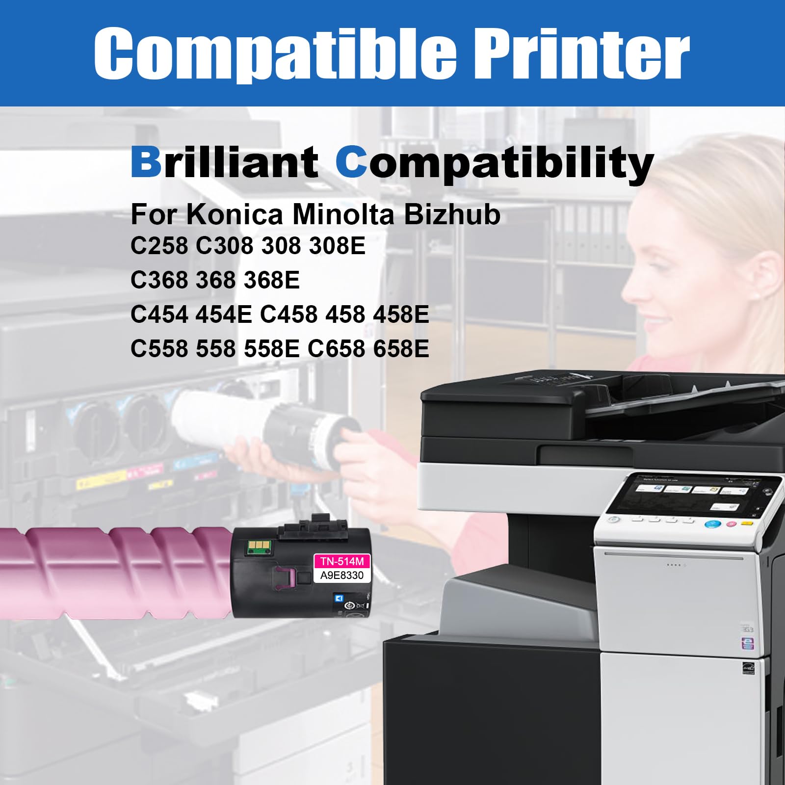 TN514K ブラック トナーカートリッジ Amazon.co.jp: TN516 TN515K TN514 TN513 TN512 TN326 TN324